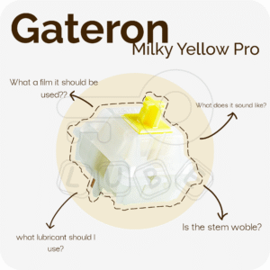Gateron Milky Yellow Pro Switch